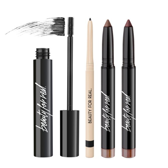 Eye Set Beauty For Real 4-Play con máscara, delineador de ojos y sombra de ojos