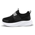 thumbnail image 3 of Dazzher Boys Sneakers Shoes Lightweight Breathable Running Athletic Shoes for Little Kid/Big Kid, Black White, 12M, 3 of 5