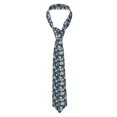 thumbnail image 1 of Fotbe Penguin Arctic Adventure Corbata Clásica para Hombre con Estampado – Corbata de Seda Jacquard Tejida, para Negocios, Bodas y Eventos Formales, 1 of 7