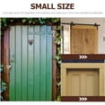thumbnail image 4 of 4pcs Flat L Shape Corner Brace Iron Right Angle Bracket Support for Barn Door, 4 of 6