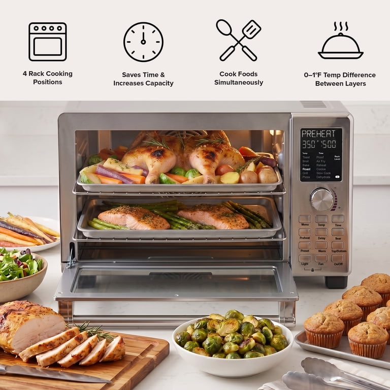 Nu Wave Pro XL Air Fryer and Convection Oven Combo, 12 Presets, 1