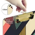 thumbnail image 6 of FORMRS Acrylic Clipboard with Low Profile Clip Standard A4 Letter Size, 12.5" x 9", Green Geometric, 6 of 8