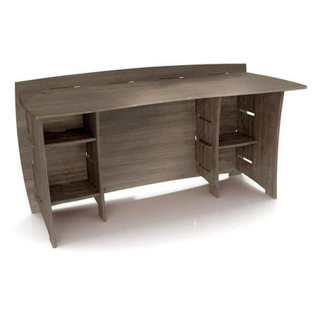 Legare Furniture No Tools Assembly 48 Inch Straight Desk Grey