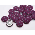 thumbnail image 2 of IBA Indianbeautifulart Pink Decorative Buttons For Sewing Crafting Artistic Floral Shirting Printed Canvas Fabric&nbsp;1 Inch Buttons For Sewing Pack Of 50, 2 of 7
