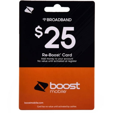 Boost Mobile $25 Broadband Re-Boost Card