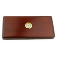 thumbnail image 1 of Beautiful Solid Wooden Oboe Reed Case for 20 Reeds with Hygroneter Flannel Slot, 1 of 8