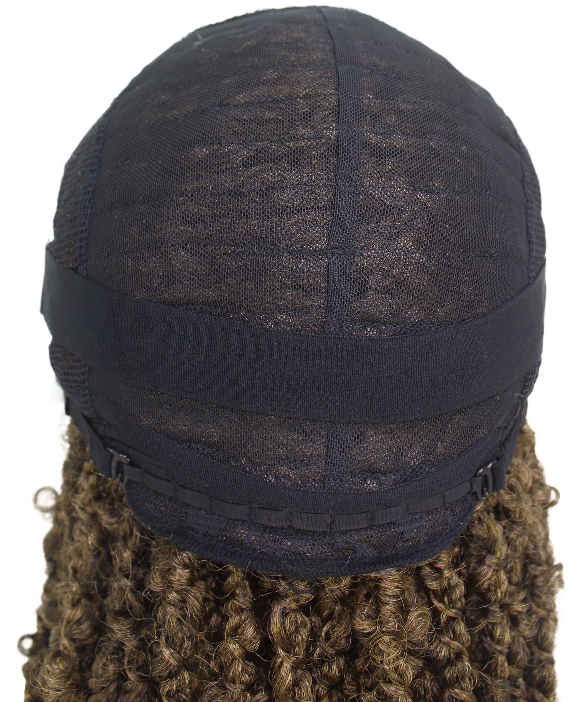 LUXLUXE Sarafina Curly Braid 29 in Long 4X4 Hand Tied Lace Braid Braided Wig, Beauty Heat Resistant Fiber, Multipole color Option