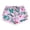 Pink, variant on Conairie Swim Shorts Women High Cut Tummy Control Swimsuit Lightweight Floral Print Ruched Scrunch Swimsuit Bottom Pink L