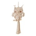 thumbnail image 5 of Owl Macrame Tapestry, Wall Hanger Woven Wall Hanging Long Tassel Woven Bohemian Tapestry for Living Room Apartment Decoration White, 5 of 8