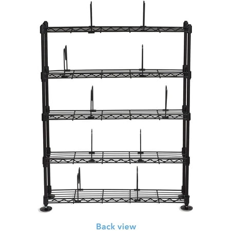 Atlantic - Maxsteel 5-Tier Multimedia Rack - Black