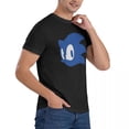 thumbnail image 5 of Camisetas con el logotipo de la cabeza para hombre, camiseta divertida de Sonic, camiseta de manga corta con cuello redondo, ropa de algodón puro recién llegada, 5 of 5