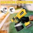 thumbnail image 2 of 4.0Ah Cordless Paint Sprayer with Battery and Charger, 800W Electric Paint Gun with 5 Nozzles & 3 Spray Patterns, Portable Paint Sprayer for House Painting and  Projects, 2 of 7