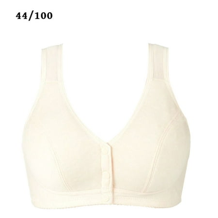 

1111Fourone Front Clasp Strap Bralette Breathable Cotton Bra Moisture-wicking Women Underwear Lingerie