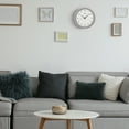 thumbnail image 3 of Seiko 12" Sterling Wall Clock w/ Quite Sweep Hands, Quartz, Analog, QXA137SLH, 3 of 5