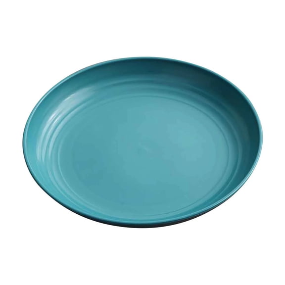 ACDANC Wheat Straw Plates,Unbreakable Deep Dinner Plates,Dishwasher Safe Kitchen Plates,Microwave Safe Plate,BPA-Free Cereal Plates,Plastic Round Plates Reusable for Kids Toddlers Adults