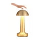 thumbnail image 1 of Lámpara Mesa Decoración Moderno 3 Colores Recargable Luz Led DORADO HONGO, 1 of 5