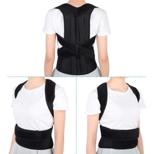 Posture Corrector, Adjustable Back Support Belt, Back Straightener, Back and Shoulder Support Relieve Neck Pain