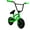 Green, variant on Mayhem Fat Tire Mini BMX RIOT Toxic Green 1 Piece Crank 10" Mini BMX Newest Model Trick Bike