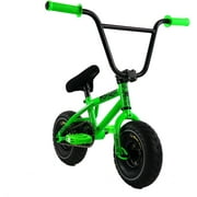 Mayhem Fat Tire Mini BMX RIOT Toxic Green 1 Piece Crank 10" Mini BMX Newest Model Trick Bike