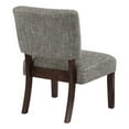 thumbnail image 5 of Jasmine Accent Chair in Speckled Charcoal Fabric, 5 of 8