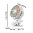 Fans For Everywhere Powerful Airflow Silent Oscillating Table Fan