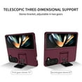 thumbnail image 3 of Decase Slim Lightweight Case for Samsung Galaxy Z Fold 5 with Thickened Camera Lens Frame Foldable Hidden Kickstand Anti-Scratch Full Body Shockproof Protective Cover for Samsung Z Fold 5,Winered, 3 of 10