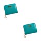 thumbnail image 2 of Qarigey Cartera compacta y elegante con tarjetero para el día a día Cartera Tarjetero Carteras pequeñas Monedero verde verde 2Conjunto, 2 of 6