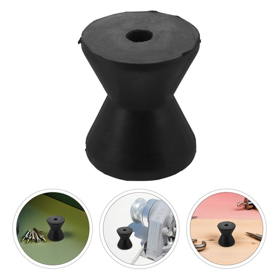 HOOWIFFY Durability Shock Absorption Boat Trailer Roller Assembly for Boating - Black