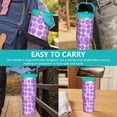 thumbnail image 7 of 30oz Handheld Travel Tumbler with Handle – Double Wall Stainless Steel Insulated Cup, Flip Straw Lid, Leak-Proof & BPA-Free for Hot and Cold Drinks – Durable Coffee & Juice Mug Pink, 7 of 7