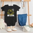 thumbnail image 3 of Be Cool Three Eyed Happy Face Smile Romper Boys or Girls Infant Baby Brisco Brands NB, 3 of 6