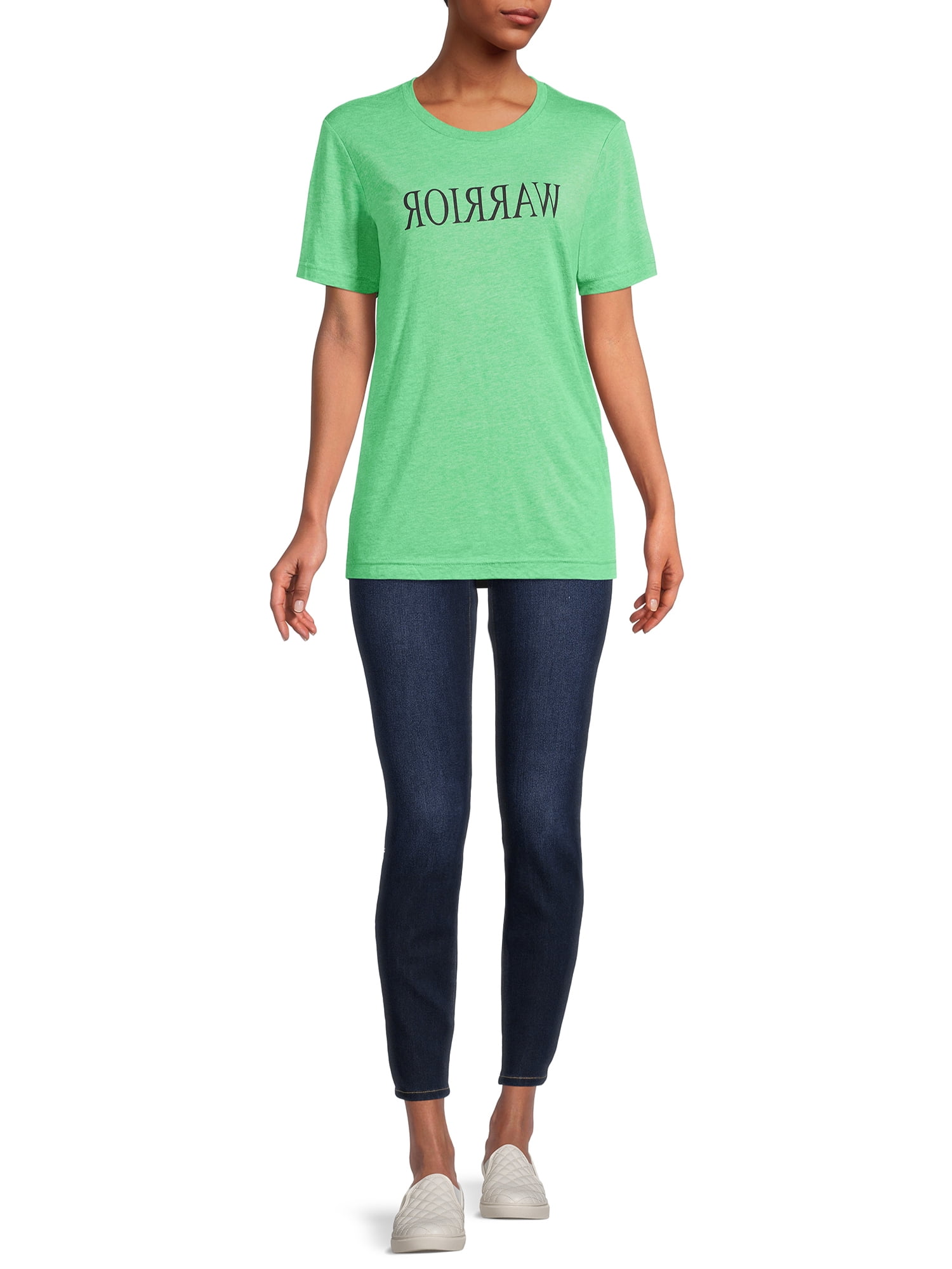 Off The Grid Women's Warrior Reverse Letter Tee