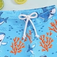 thumbnail image 4 of HCNTES Boys Swim Trunks Toddler Kids Baby Boys Summer Print Shorts Beach Swimwear Swimming Trunks(Sky Blue,2-3 Years), 4 of 4