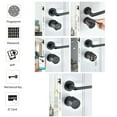 thumbnail image 4 of Fingerprint Cylinder Electronic Smart Door Lock Digital Keypad Code Key Card Remote Control Adjustable Home Apartment ,Easy to Use, 4 of 7