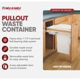 thumbnail image 2 of Rev-A-Shelf Single Pullout Trash Can for Full Height Cabinet, 50 Qt, 4WCTM-1550DM-1, 2 of 12