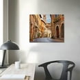 thumbnail image 3 of Nawypu Canvas Wall Art Prints Montisi Montalcino Tuscany Italy ancient street old town Retro Frame Paintings Poster Home Decor Artwork Ready to Hang for Living Room Bedroom, 3 of 4