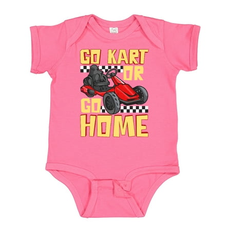 

Inktastic Go Kart Funny Go Karting Gift Baby Boy or Baby Girl Bodysuit