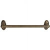 Alno A8022-18 Classic Traditional 18" Wide Single Rod Solid Brass 1" Thick Bathroom Towel