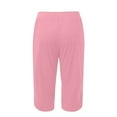 thumbnail image 6 of Lixiuxyad Baggy Wide Leg Pants Women Fashion Solid Comfortable Casual Mid Waist Sport Pants Pink, 6 of 6