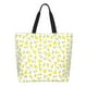 thumbnail image 1 of Balery Yellow Lemon Leaves Bolsa Tote Estilo Estético con Cremalleras, Bolsa de Hombro, Bolsa de Compras Grande y Plegable, 1 of 8