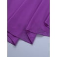 thumbnail image 7 of CHICTRY Kids Girls Ballet Lyrical Dance Leotard Cutout Back Dress Dancewear Purple 5-6, 7 of 7