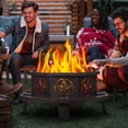thumbnail image 6 of 35 Inch Octagonal Outdoor Fire Pit,Wood Burning Fire Pit for Bonfire,Outside,Camping, Backyard, Patio, 6 of 12