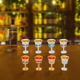 thumbnail image 4 of 8PCS Wine Goblet, Zinc Alloy Goblet, European Retro Goblet Set of 8 for Weddings, Dinner Parties,Everyday Fun Parties and More, 4 of 14