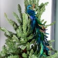 thumbnail image 2 of Fufafayo under $5 Artificial Peacock Birds, Natural Feathered Peacock with Long Tail, Christmas Peacock Ornaments for Crafts Home Wedding Party Christmas Tree Ornaments, 2 of 6