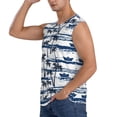 thumbnail image 3 of Daiia Palm Tree Printed Men's Tank Tops,Casual Soft Sleeveless Gym Muscle Shirts Bodybuilding Tee-XX-Large, 3 of 8
