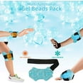 thumbnail image 2 of Pack de Glace pour Cheville/sport, Pack de Gel Chaud et Froid avec Support Réglable pour Cheville Foulée, 2 of 5