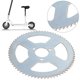 thumbnail image 2 of Universal Paqrts ??Metal 65 Diente 25H 3 Agujeros Juego de Bielas Placa de Engranaje Scooter Eléctrico Pi?ón Accesorio EOTVIA NO, 2 of 6