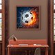 thumbnail image 5 of Cuadros Decorativos Diamante pintura 5D DIY fútbol llama completo cuadrado taladro Rhinestone mosaico artesanía Likrtyny embutido en tela, 5 of 9
