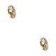 thumbnail image 3 of Anillo con diseño de tablero de ajedrez Sonducket joyería elegante para mujer Dorado Talla 9 2piezas, 3 of 6
