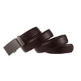 thumbnail image 3 of Cinturon hombre, cinturon trinquete hebilla automatica cinturon de cuero para hombre ropa, talla ajustada Ormromra HMHZ763-2, 3 of 3