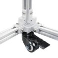thumbnail image 2 of Conector de rueda de anclaje para puerta de sala de estar, puerta de baño, resistente al óxido, color blanco, 2 of 5